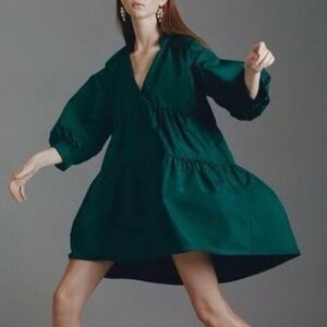Zara Voluminous Taffeta Dress green size small